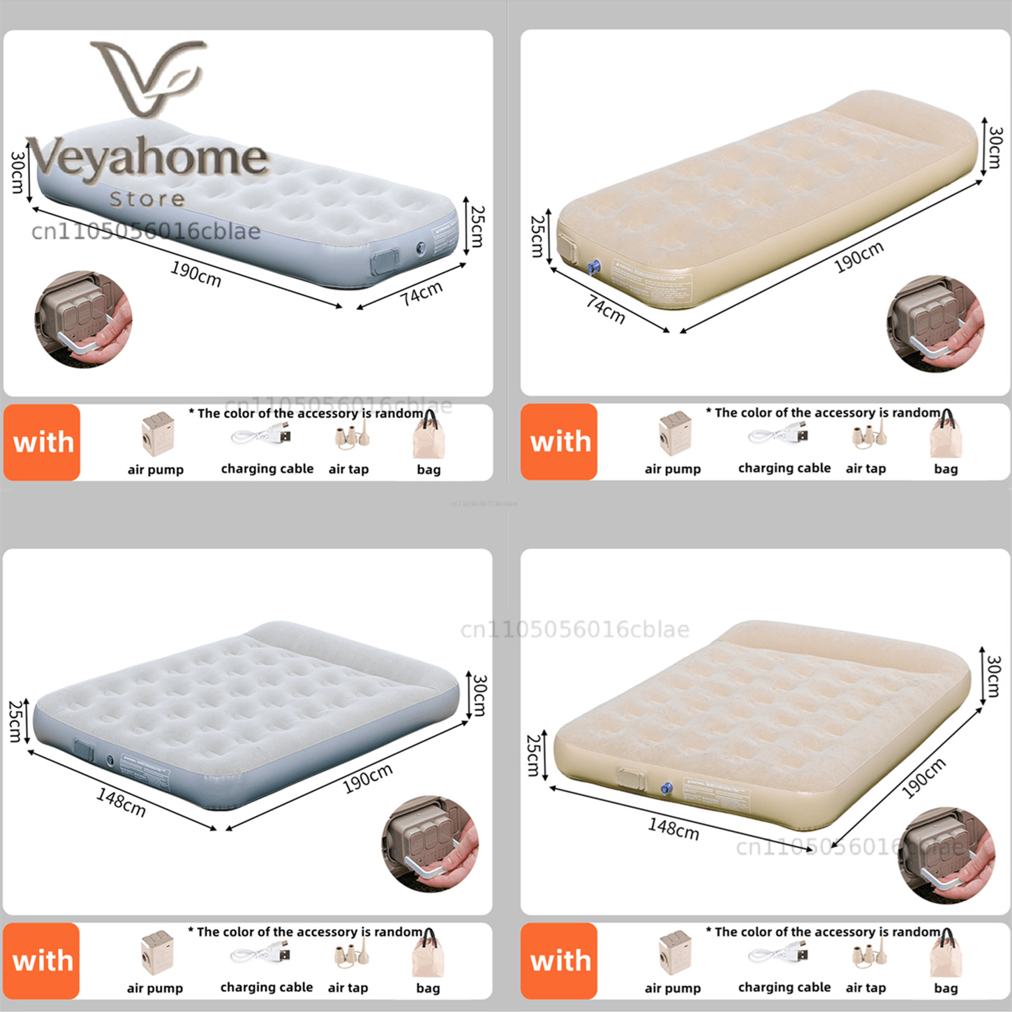 New Air Mattress Built-in Pump - Camping Outdoor Or Indoor review and price