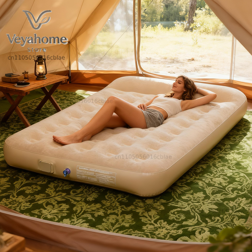New Air Mattress Built-in Pump - Camping Outdoor Or Indoor review and price