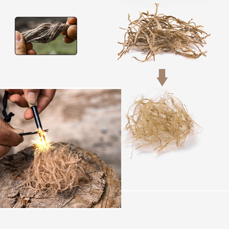 Outdoor Mini Wax Hemp Rope Por - Outdoor Camping Wood Stove review and price