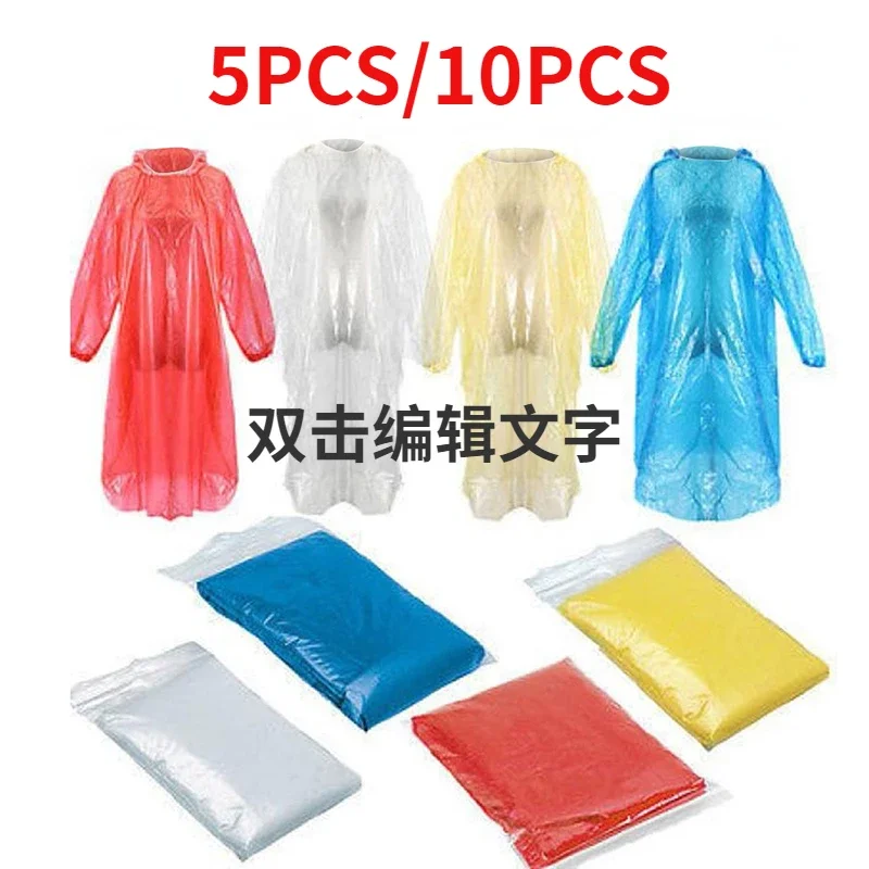 5/10PC Disposable Raincoat Adu - Camping Rain Poncho review and price