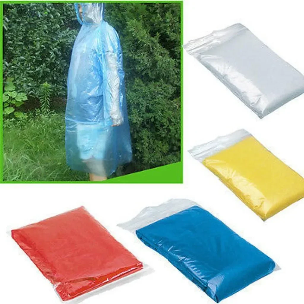 5/10PC Disposable Raincoat Adu - Camping Rain Poncho review and price