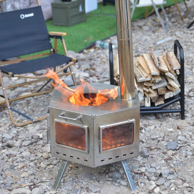 【Popular】Folding Multipurpose  - Outdoor Camping Wood Stove review and price