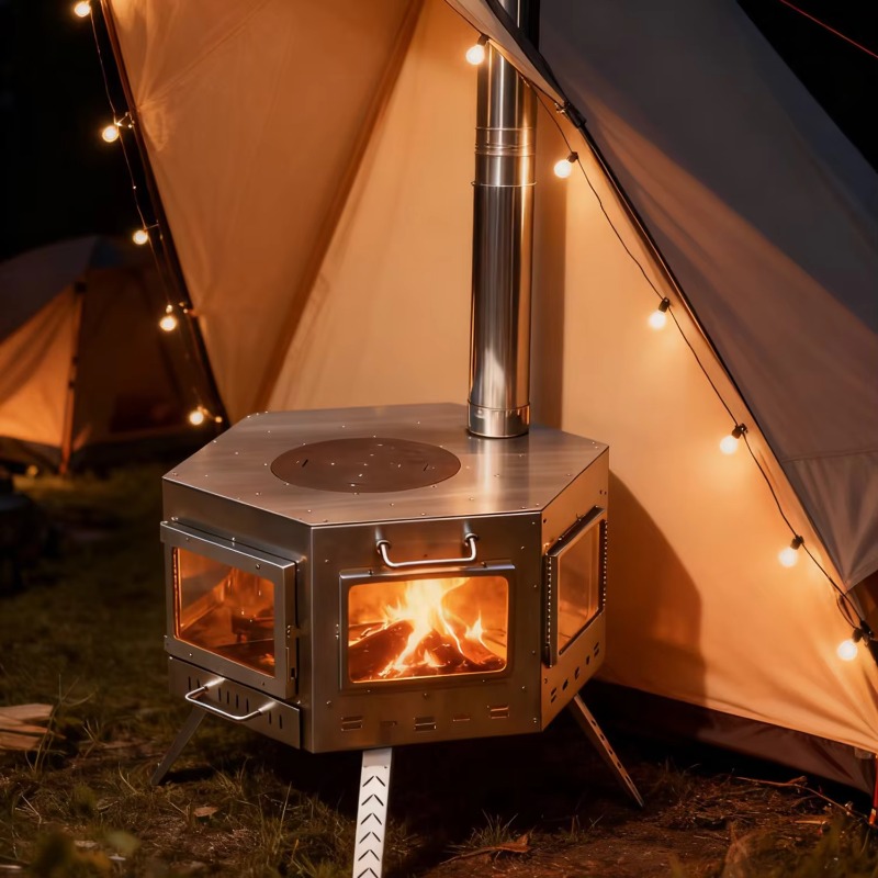 【Popular】Folding Multipurpose  - Outdoor Camping Wood Stove review and price