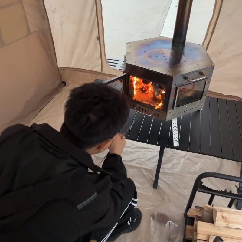 【Popular】Folding Multipurpose  - Outdoor Camping Wood Stove review and price