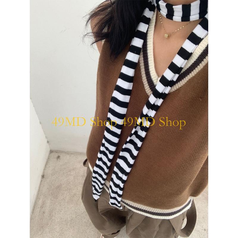 49MD Stripe Pattern Scarf for  - Outdoor Camping Shop review and price