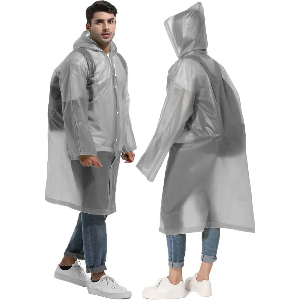 1/2PCS Compact Reusable Rain  - Camping Rain Poncho review and price