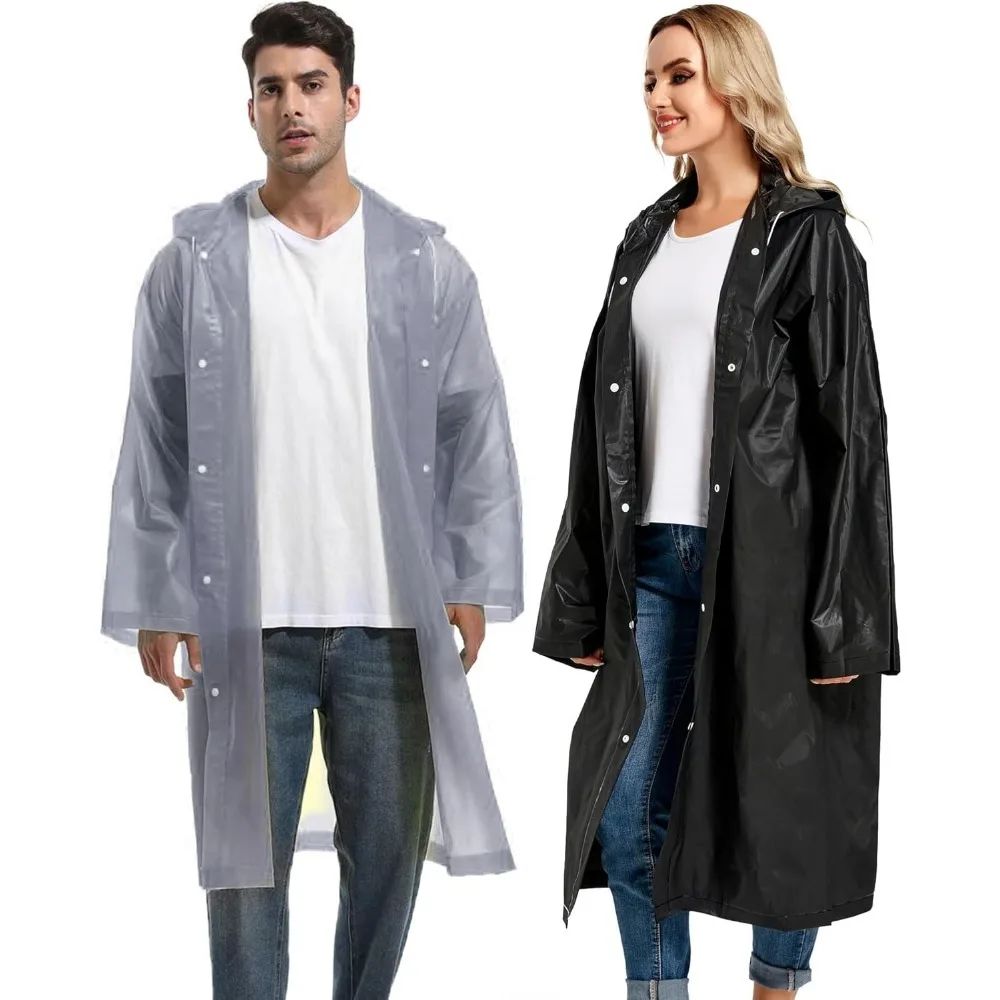 1/2PCS Compact Reusable Rain  - Camping Rain Poncho review and price